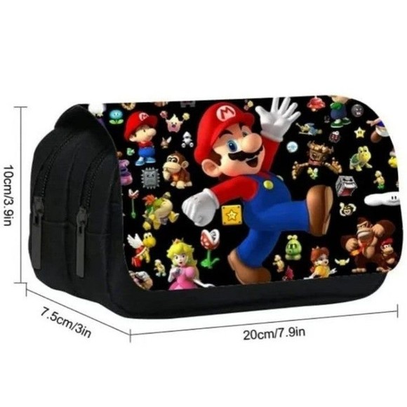 Nintendo Mario Pencil Carrying Case Bag - Picture 12 of 12